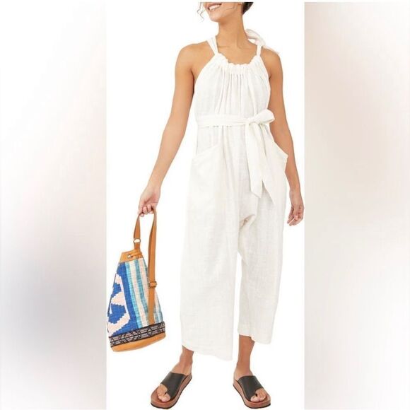 Free People NWT Henriette One Piece Jumpsuit
Ivory Small - Picture 2 of 12